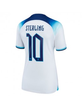 England Raheem Sterling #10 Heimtrikot für Frauen WM 2022 Kurzarm